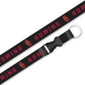 USC Trojans Black SC Interlock Rowing Lanyard
